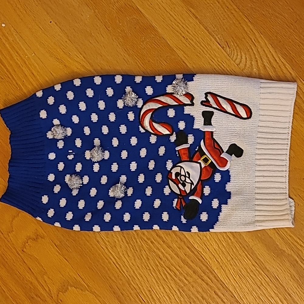 Christmas Santa Claus dog sweater